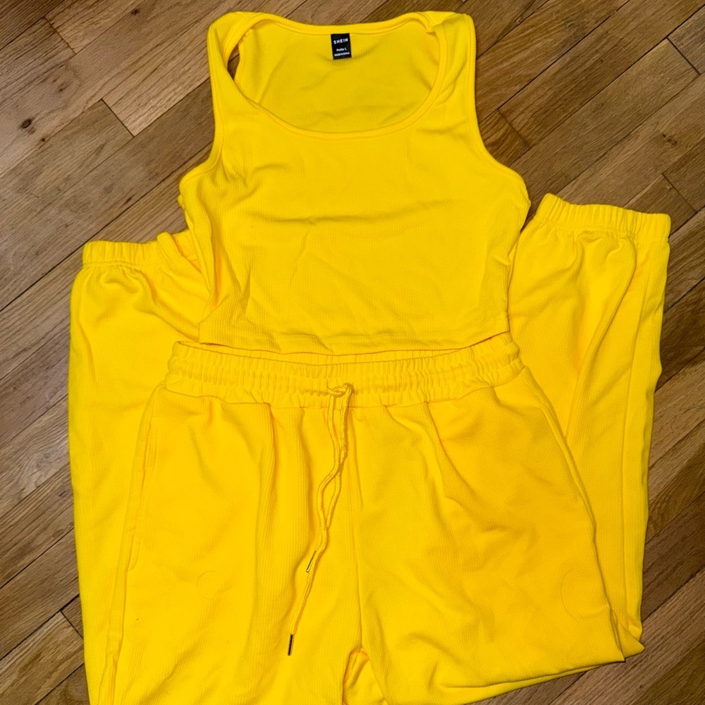 SHEIN Bright Yellow Top